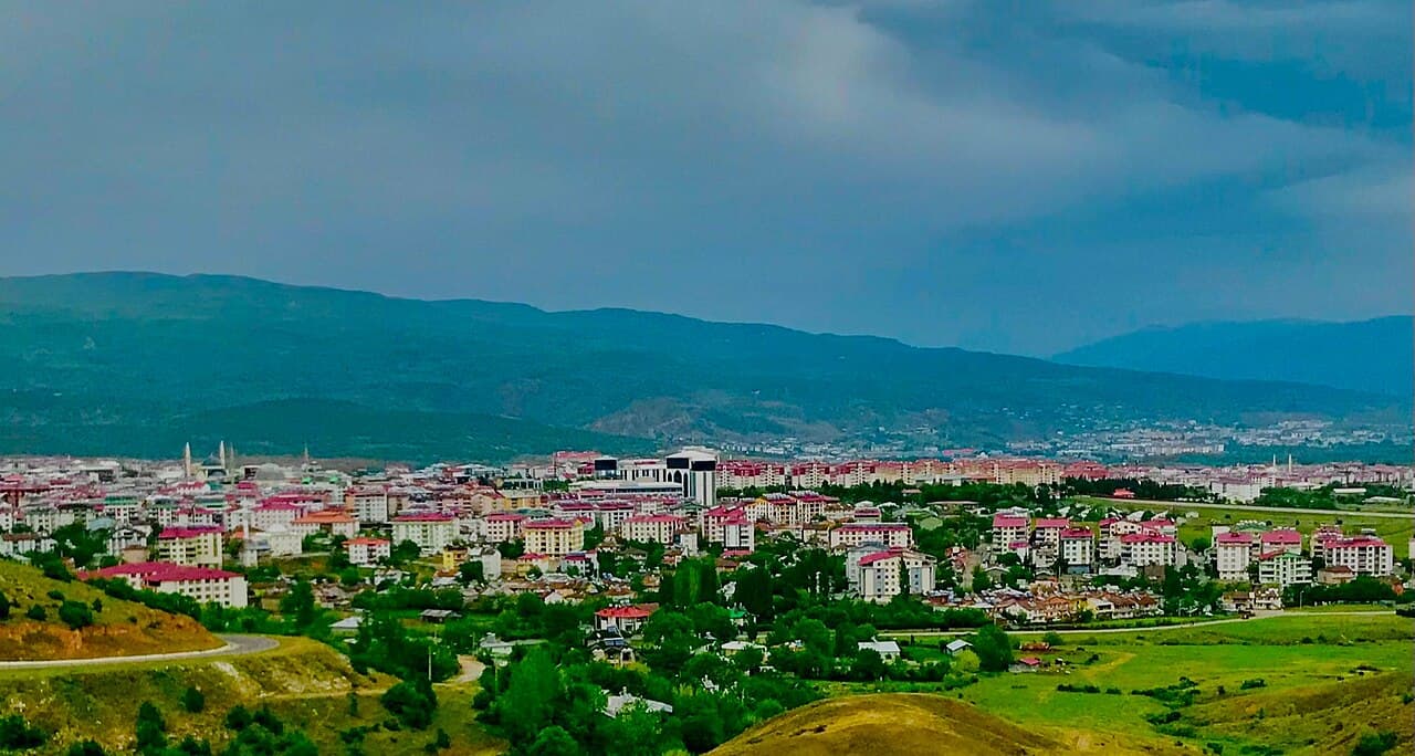 Bingöl kent merkezinin 2020 tarihli panoramik görünümü